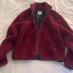 Ivory and Ella wine colored jacket. Adult size S